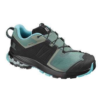 Salomon XA WILD GTX W - Zelene Trailová Bežecká Obuv Damske, S0198SK